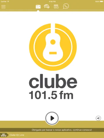 Clube FM - 101.5 iPad 应用截图