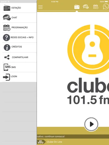 Clube FM - 101.5 iPad 应用截图