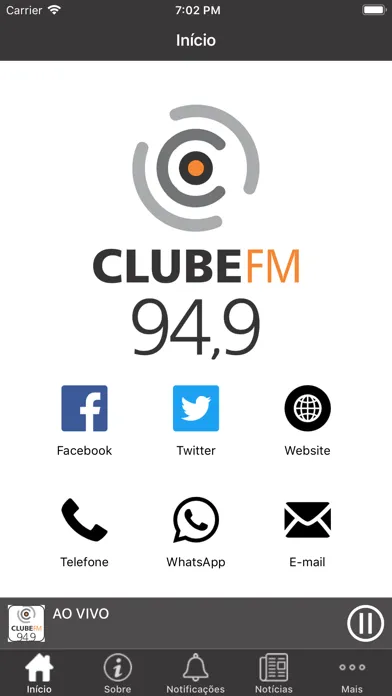 Clube FM 94,9 스크린샷