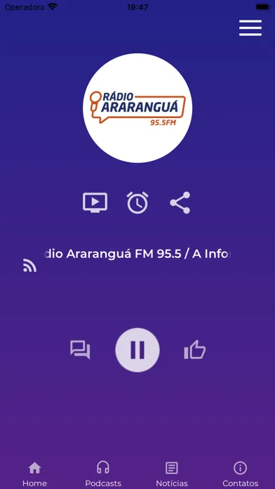Captures d'écran de Rádio Araranguá