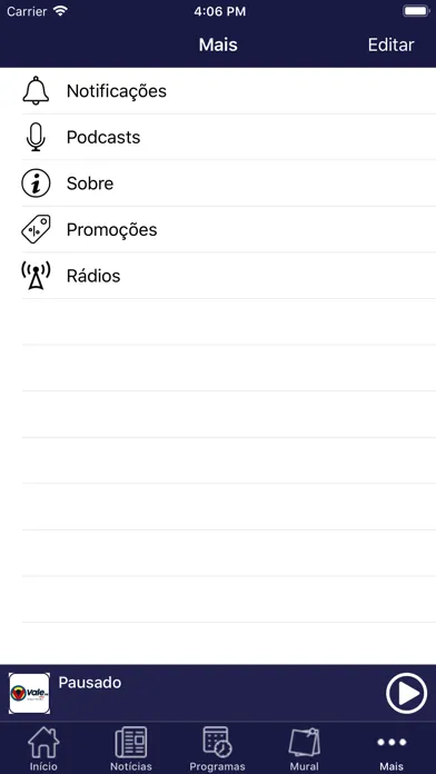 Rede Vale FM 스크린샷