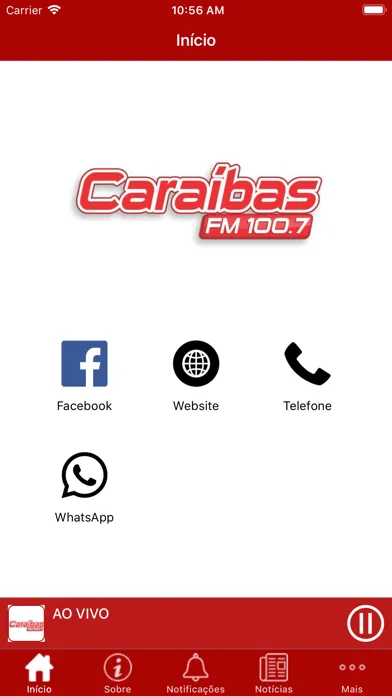 Rádio Caraíbas FM Screenshots