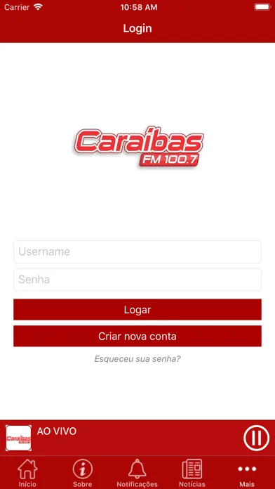 Rádio Caraíbas FM Screenshots