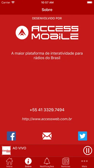 Rádio Caraíbas FM Screenshots