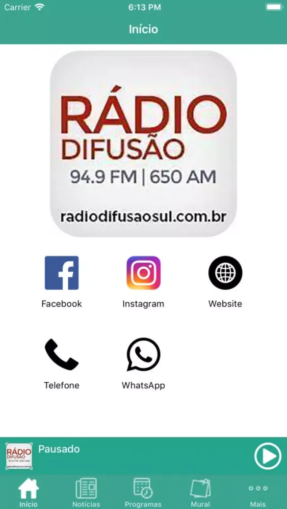 Rádio Difusão 650 AM スクリーンショット
