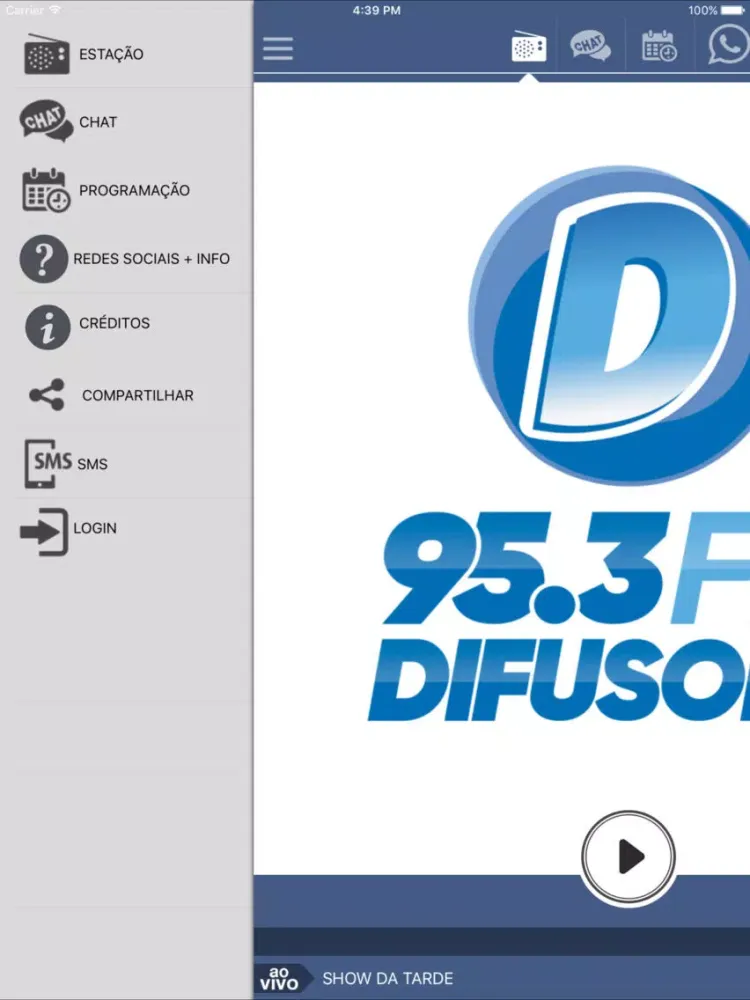 Difusora 95 iPad  स्क्रीनशॉट