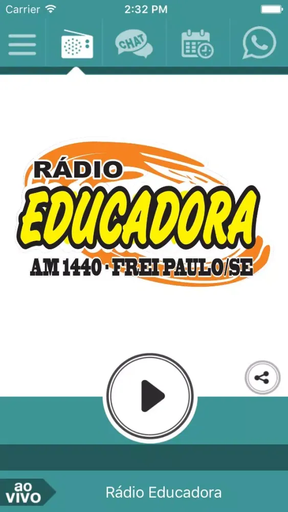 Tangkapan skrin Educadora AM 1440