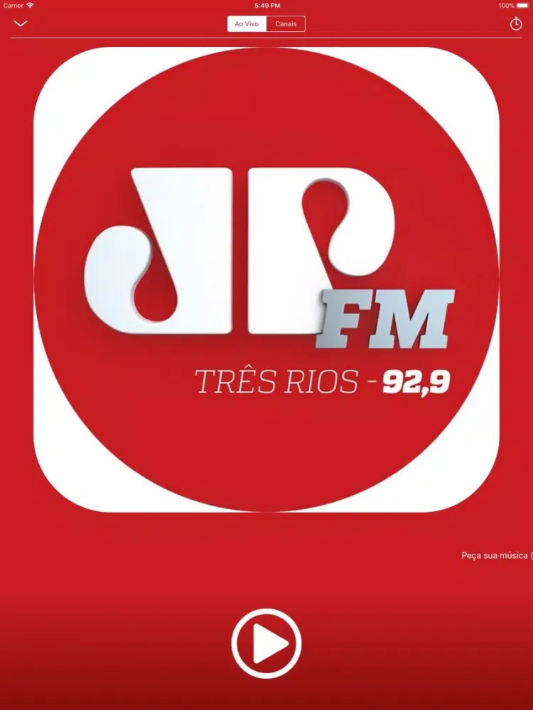 Capturas de pantalla de Jovem Pan Três Rios iPad 