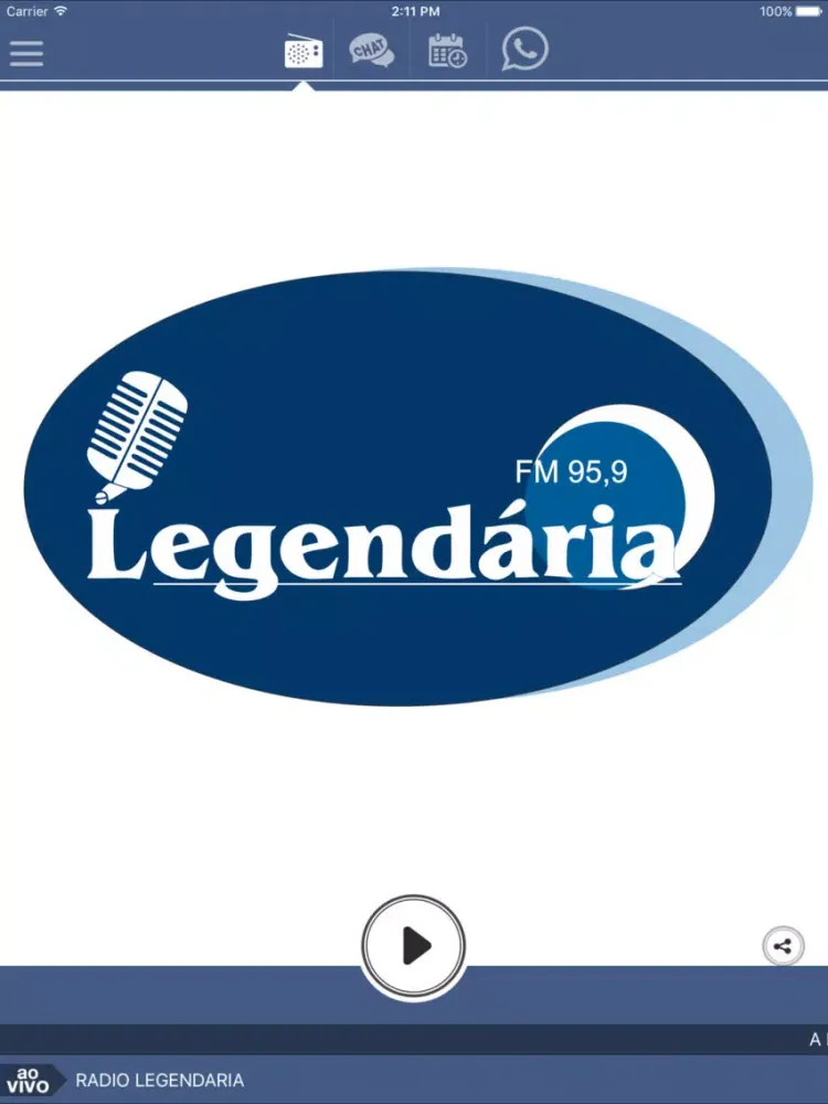 Rádio Legendária AM 960 iPad  Screenshots