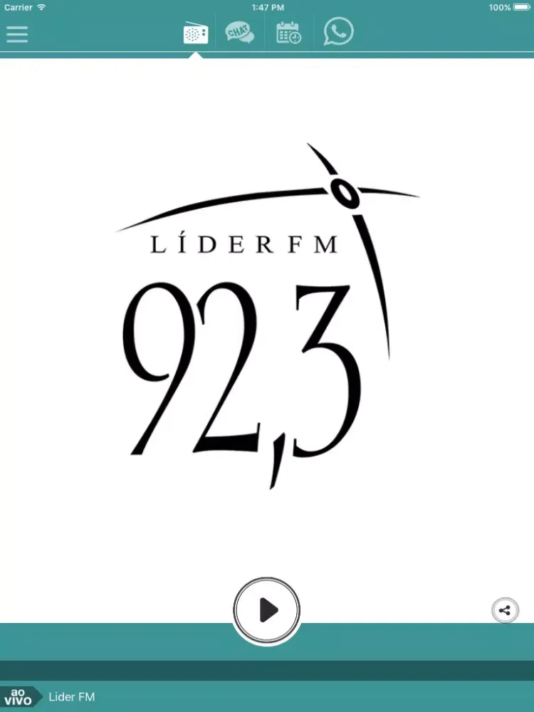 Zrzuty ekranu Líder FM iPad 