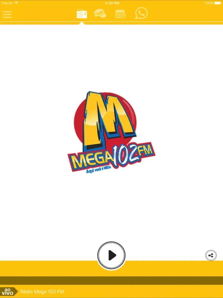 Скриншоты Mega 102 FM iPad 