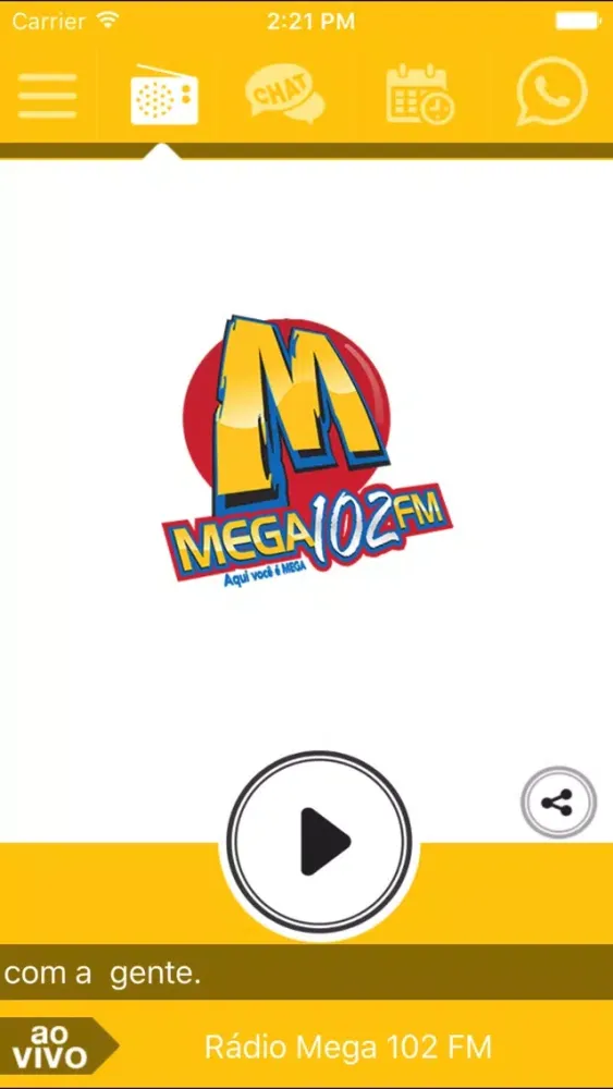 Скриншоты Mega 102 FM