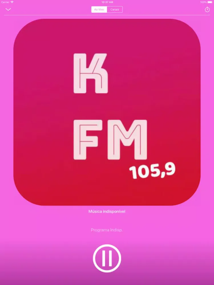 Capturas de tela do Radio Karen iPad 