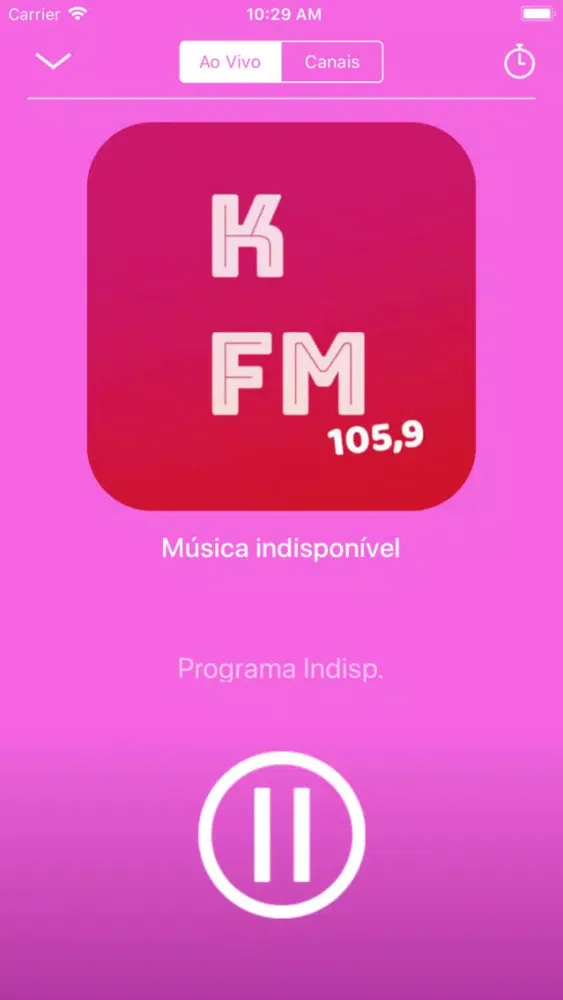 Capturas de tela do Radio Karen