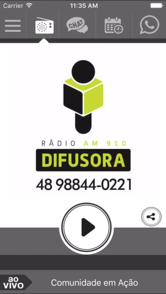 Rádio Difusora AM 910 স্ক্রিনশট