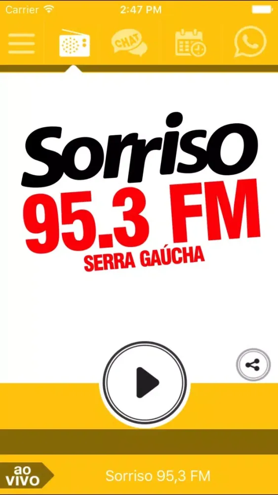 Sorriso FM 95.3 Serra Gaúcha Screenshots