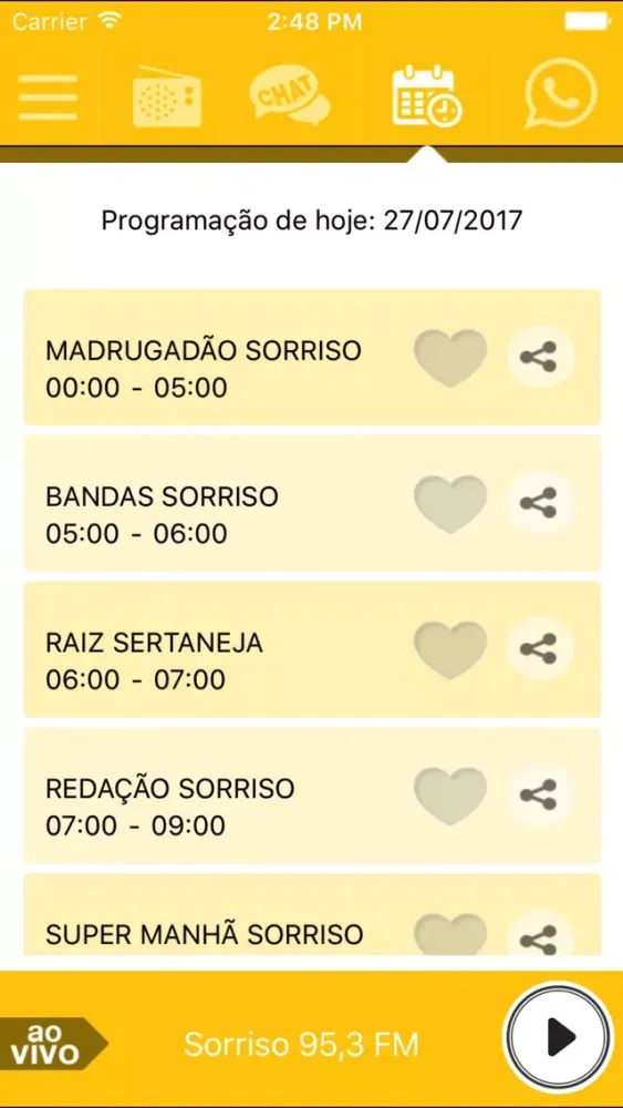 Sorriso FM 95.3 Serra Gaúcha Screenshots