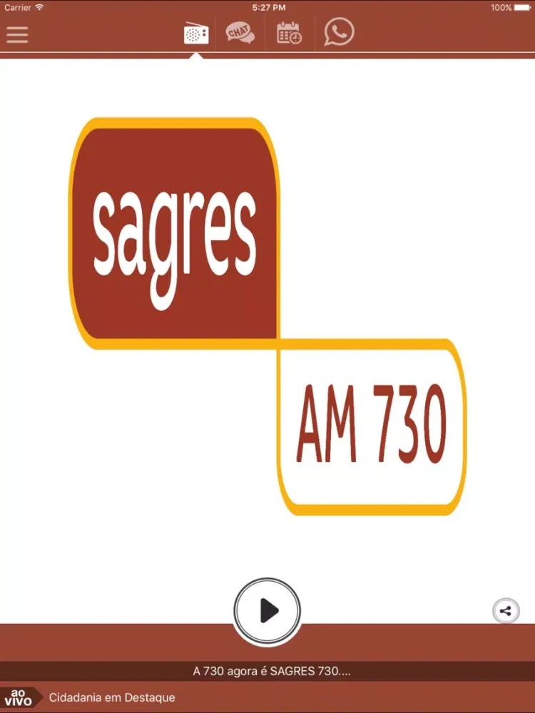 Zrzuty ekranu Rádio 730 AM iPad 