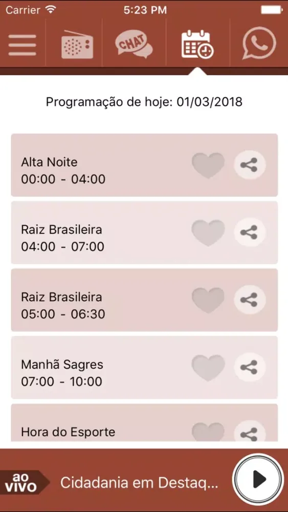Zrzuty ekranu Rádio 730 AM