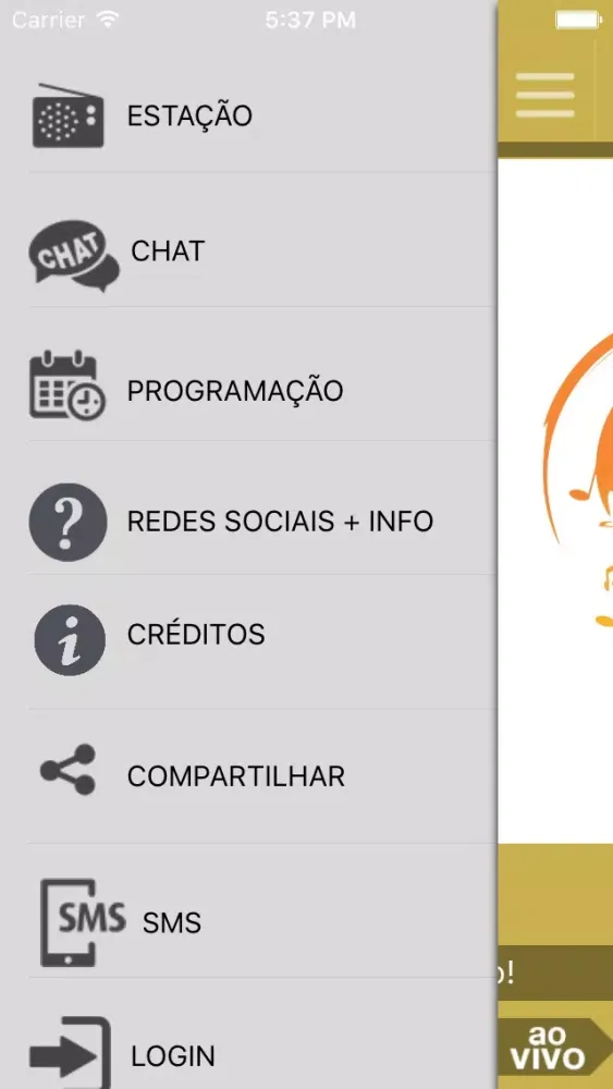 Capturas de tela do Rádio 95.7 FM