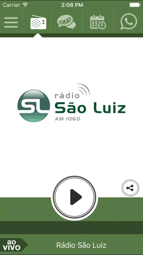 Screenshot di Rádio São Luiz