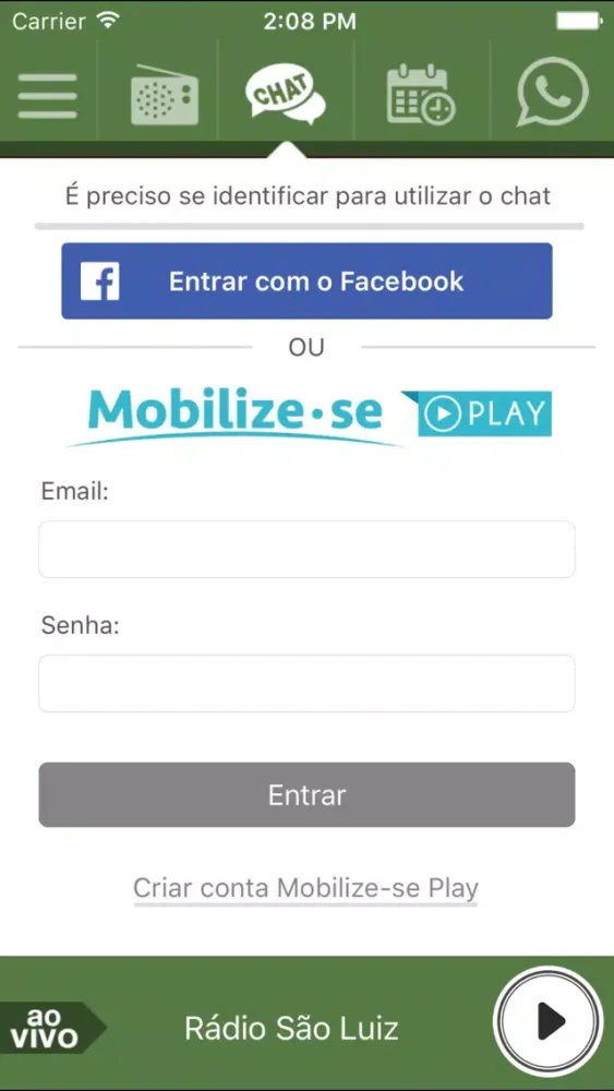 Screenshot di Rádio São Luiz