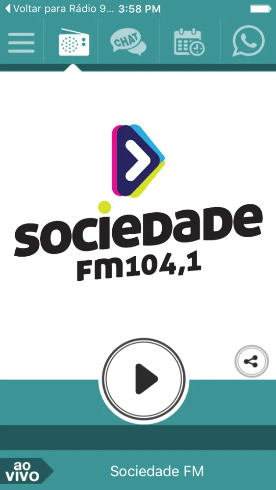 Sociedade FM Ekran Görüntüleri