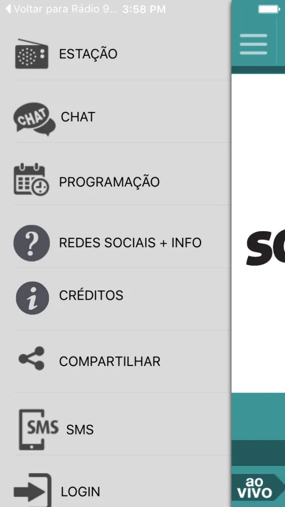 Sociedade FM Ekran Görüntüleri