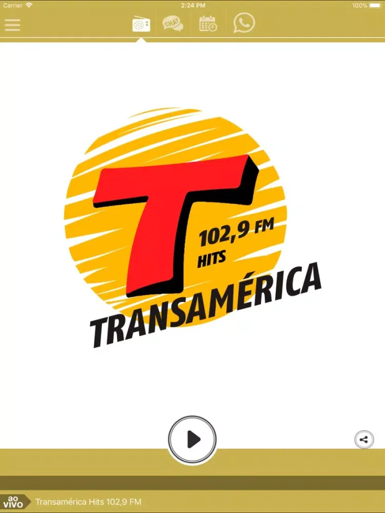 Transamérica Hits 102,9 FM iPad  স্ক্রিনশট