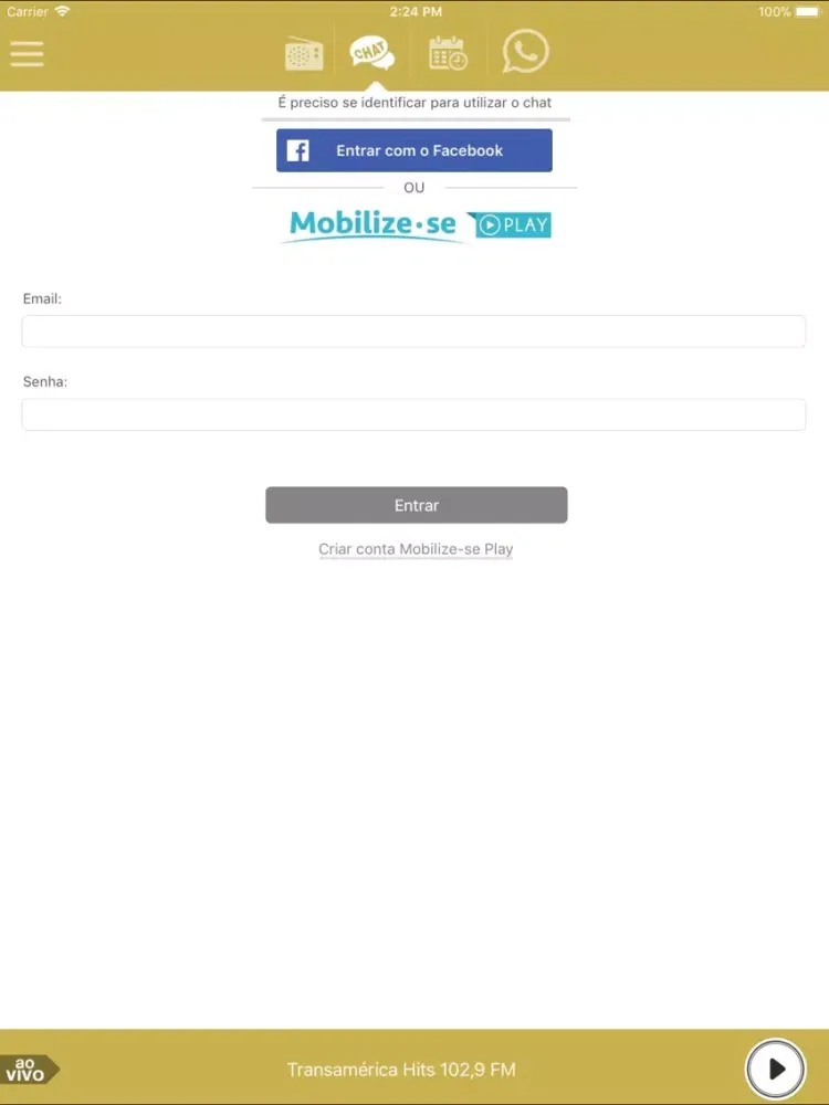 Transamérica Hits 102,9 FM iPad  স্ক্রিনশট
