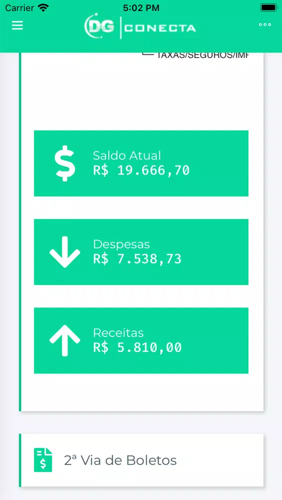 Скриншоты Progresso Administração
