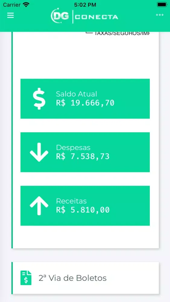 Screenshot di Progresso Administração