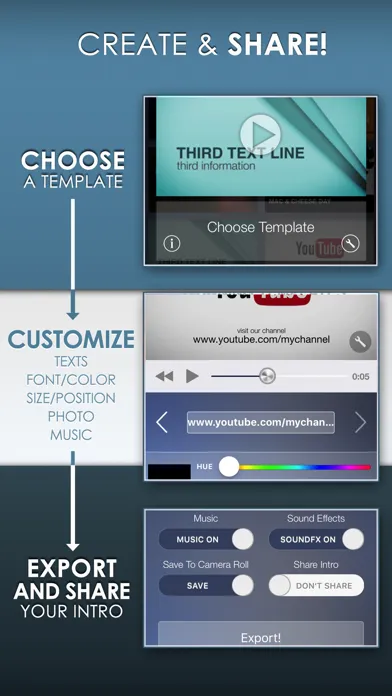 Intro Designer Lite - Create Intros for iMovie应用截图