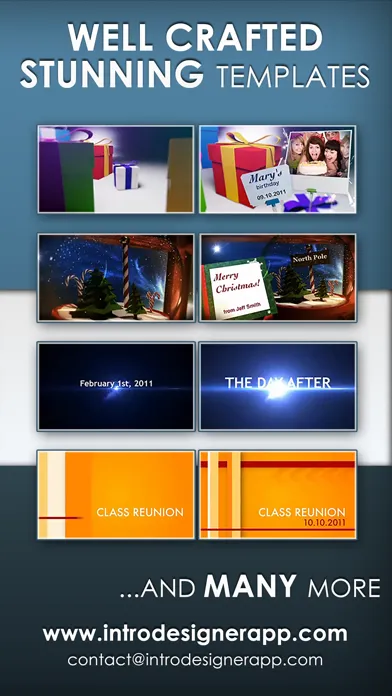 Intro Designer Lite - Create Intros for iMovie应用截图
