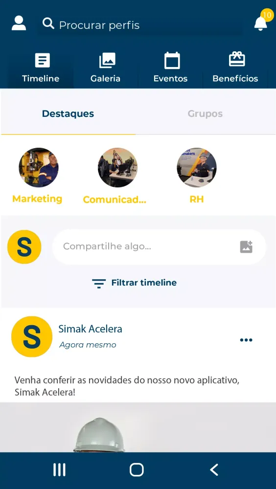Screenshot di Simak Acelera