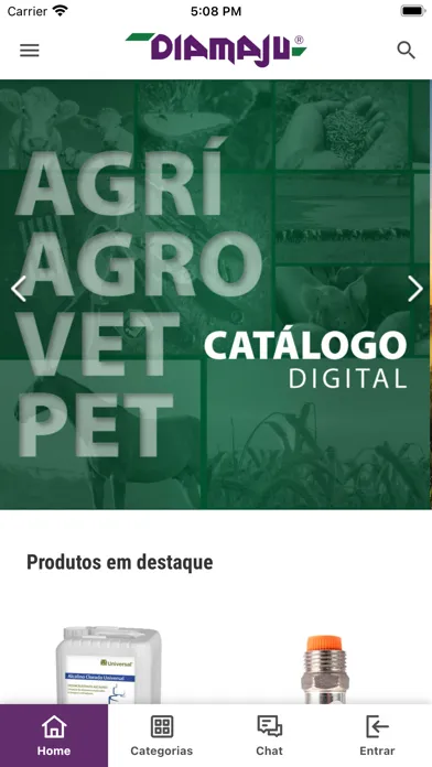 Catálogo Diamaju Ekran Görüntüleri