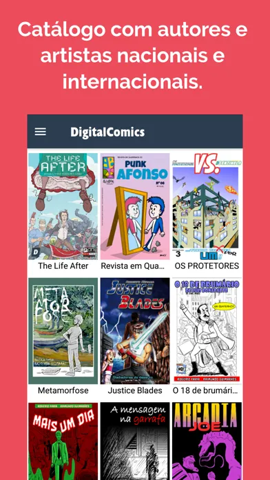 Capturas de pantalla de Digital Comics