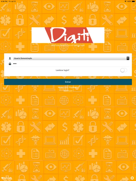 ภาพหน้าจอของ Digiti iPad 
