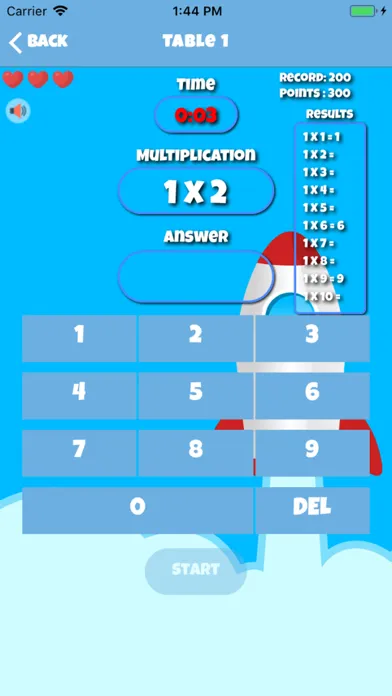 Zrzuty ekranu Multiplication Table-Math Game