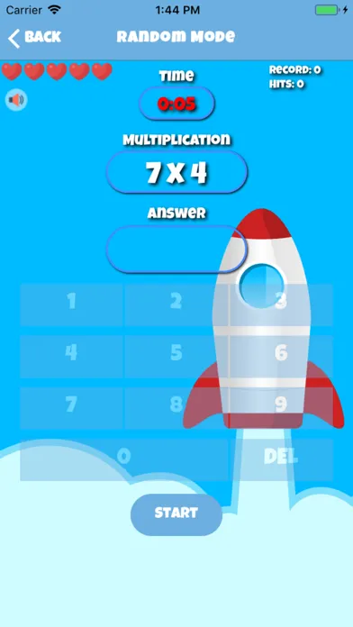 Zrzuty ekranu Multiplication Table-Math Game