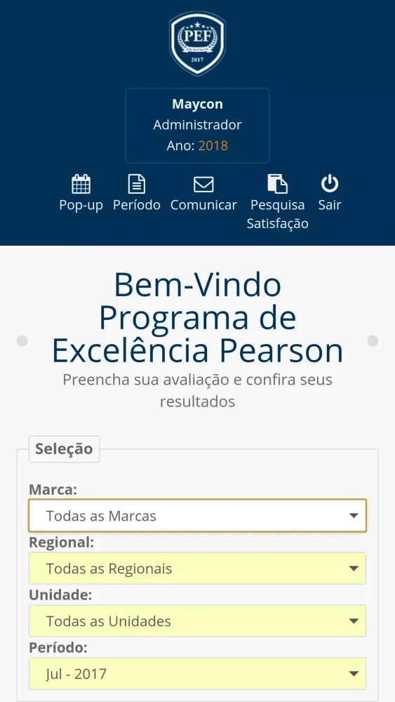 PEF Pearson Screenshots