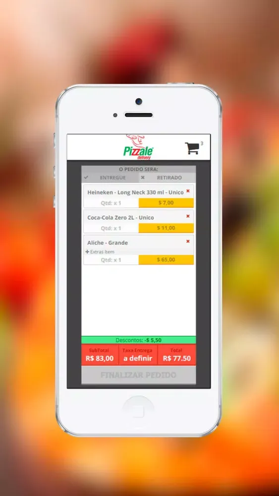 ภาพหน้าจอของ Pizzale Delivery