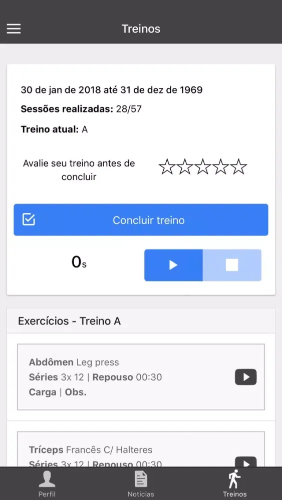 Screenshot di Academia CNK