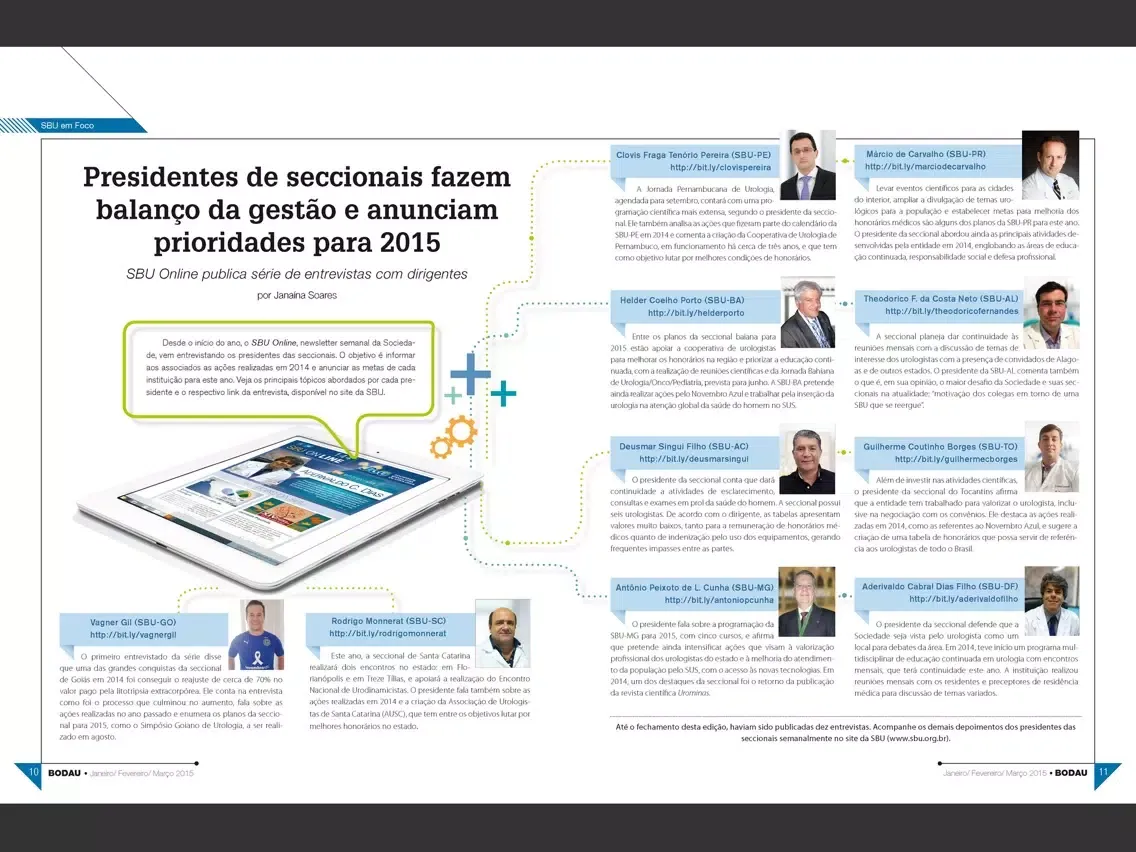Ảnh chụp màn hình của Revista Bodau iPad 