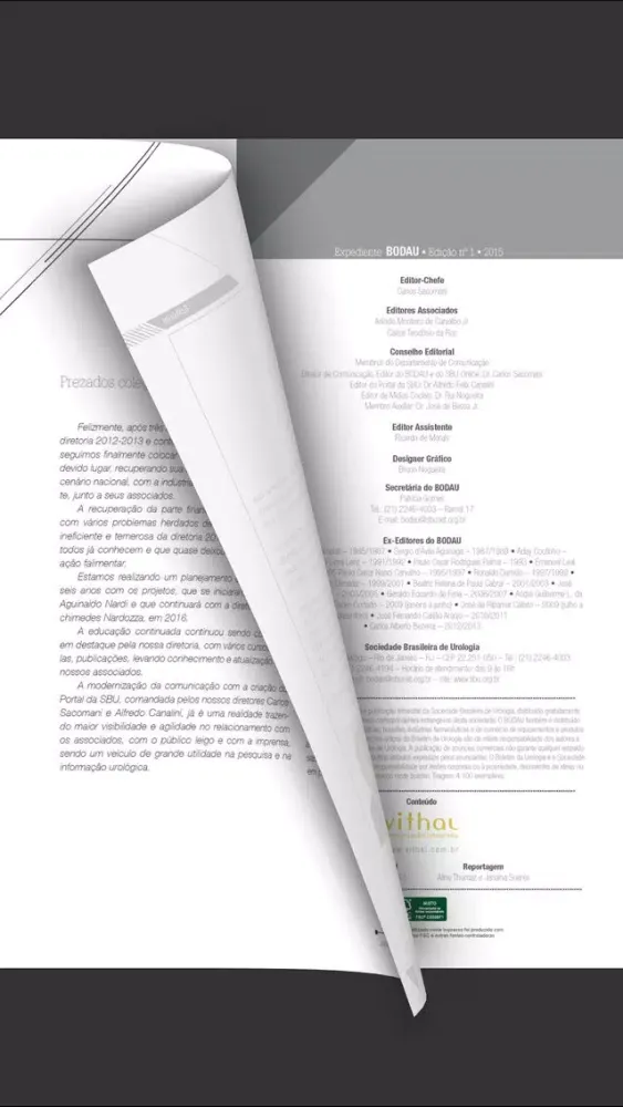 Ảnh chụp màn hình của Revista Bodau