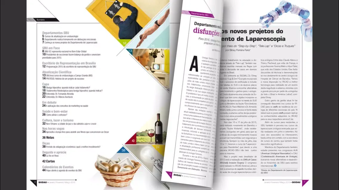 Ảnh chụp màn hình của Revista Bodau
