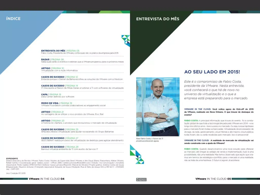 Screenshot di Revista VMWare iPad 