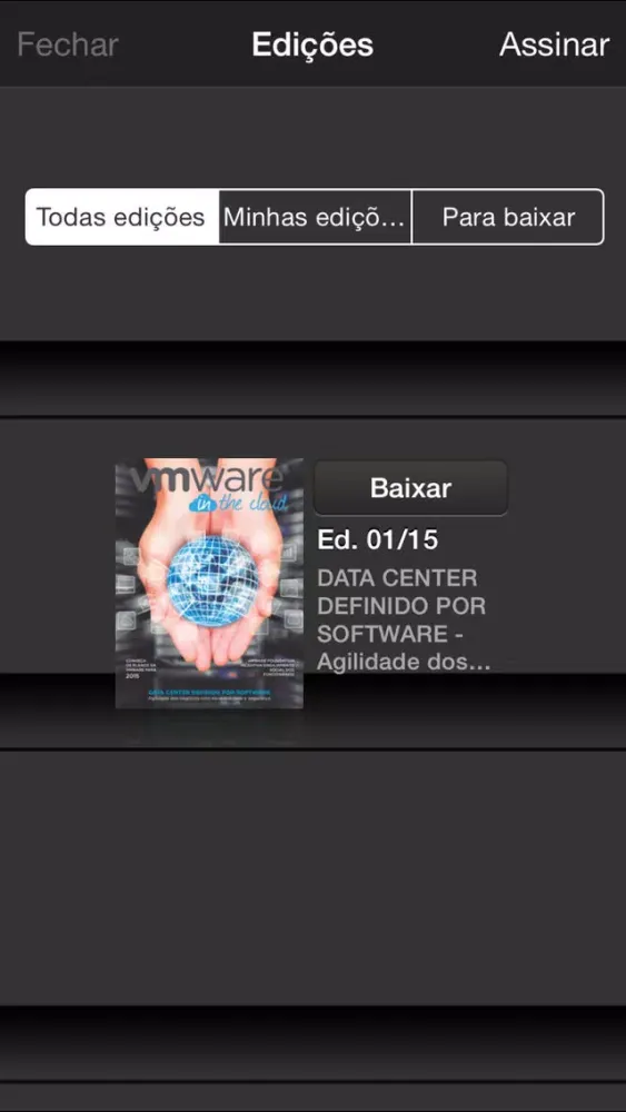 Screenshot di Revista VMWare