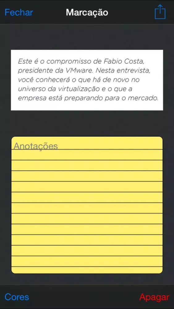 Screenshot di Revista VMWare