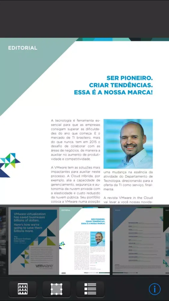 Screenshot di Revista VMWare
